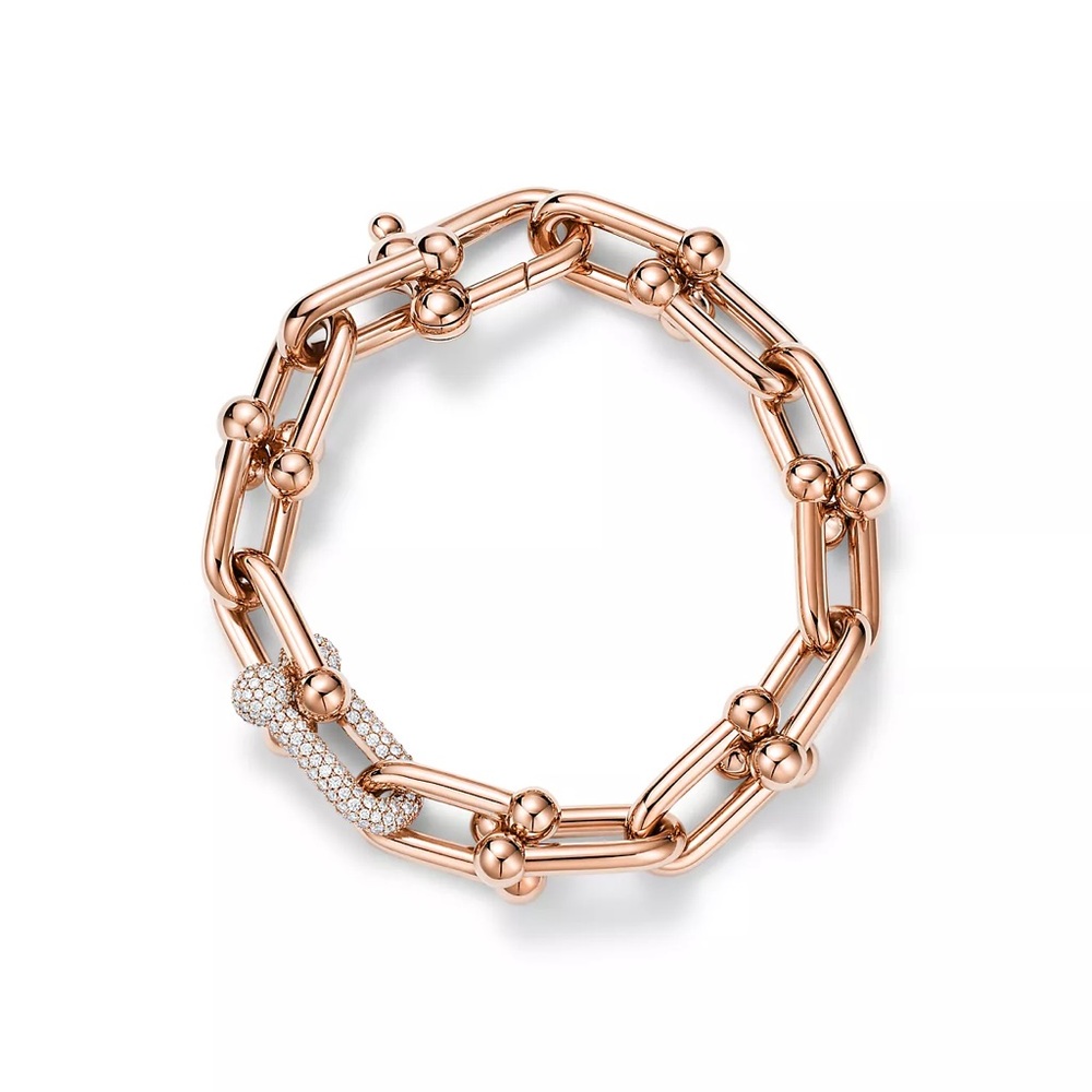 Large Link Bracelet rose gold